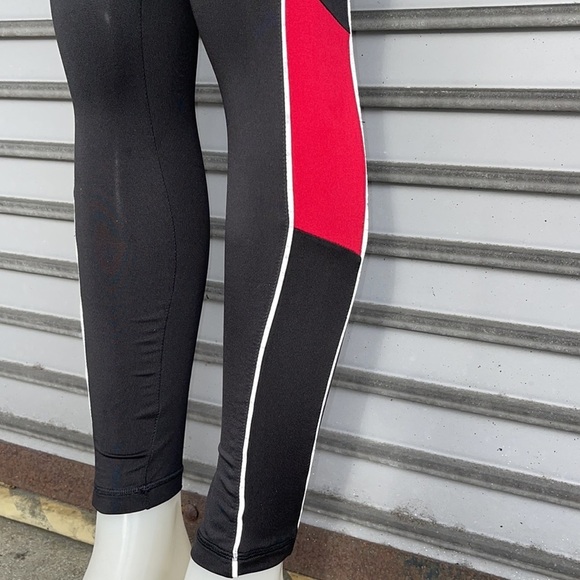 Forever 21 Leggings Black Red Size M/L - Picture 4 of 8
